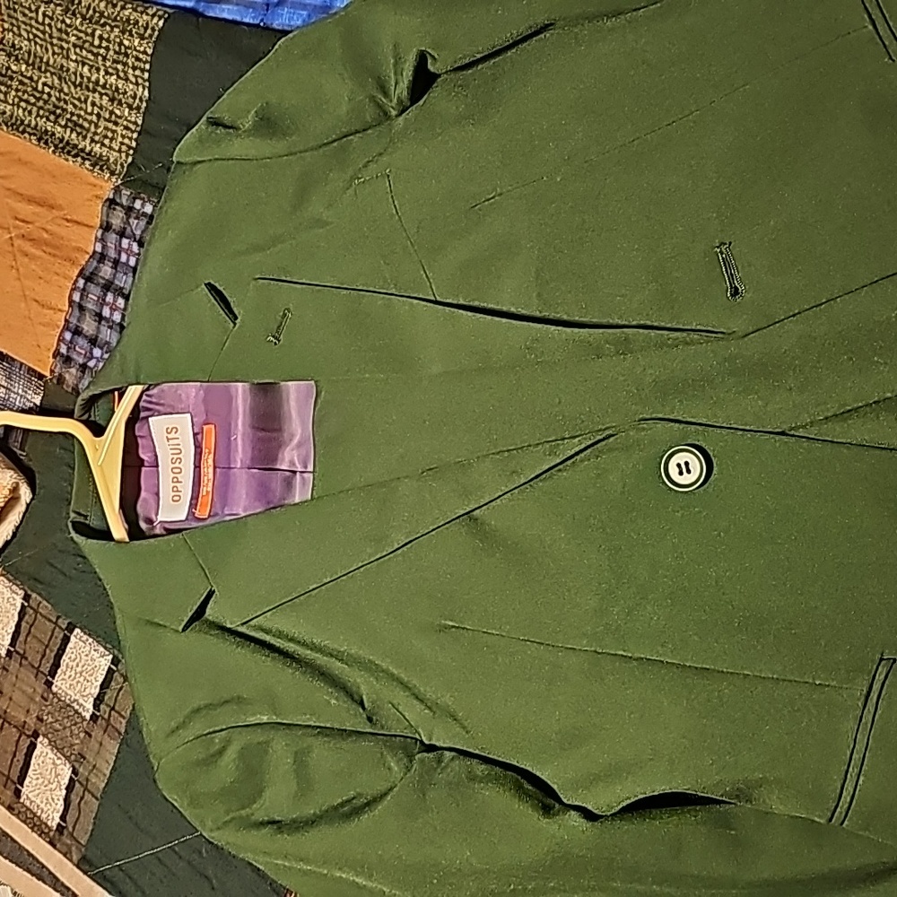 Boys Green Suit